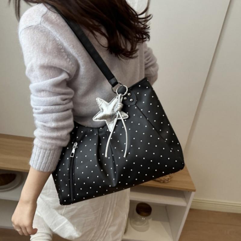 Shopper Tote Canvas - Vintage PU Tote Bag Casual Students