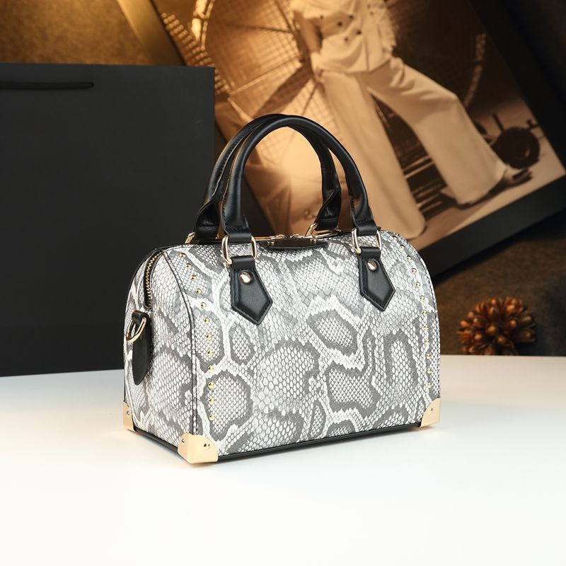 Women Bags High End Brands - 2025 Luxury Genuine Leather Snakeskin Pattern