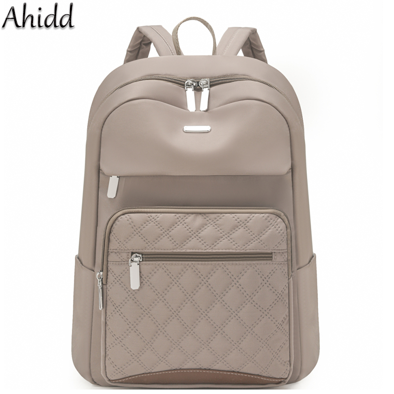 Women Bags With Laptop Compartment - Fashion Plaid Commuter Daypack Women Waterproof