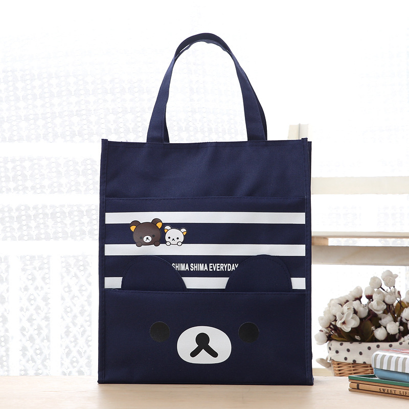 Shopper Tote Canvas - Portable waterproof lunch bag together with