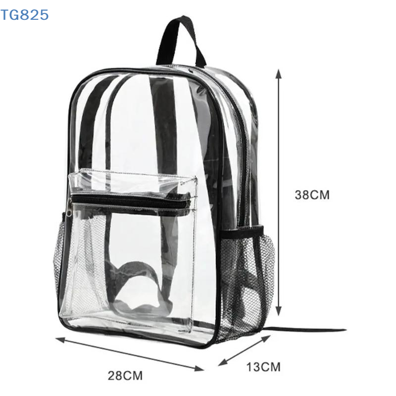 Women Bags Casual - 【AN】【AN】Transparent PVC Outdoor Sports Fitness Knapsack