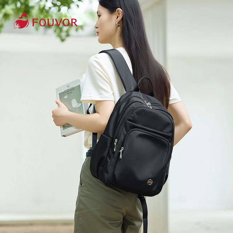 Women Bags With Laptop Compartment - Fouvor Airplane Cabin Backpack Adjustable Straps