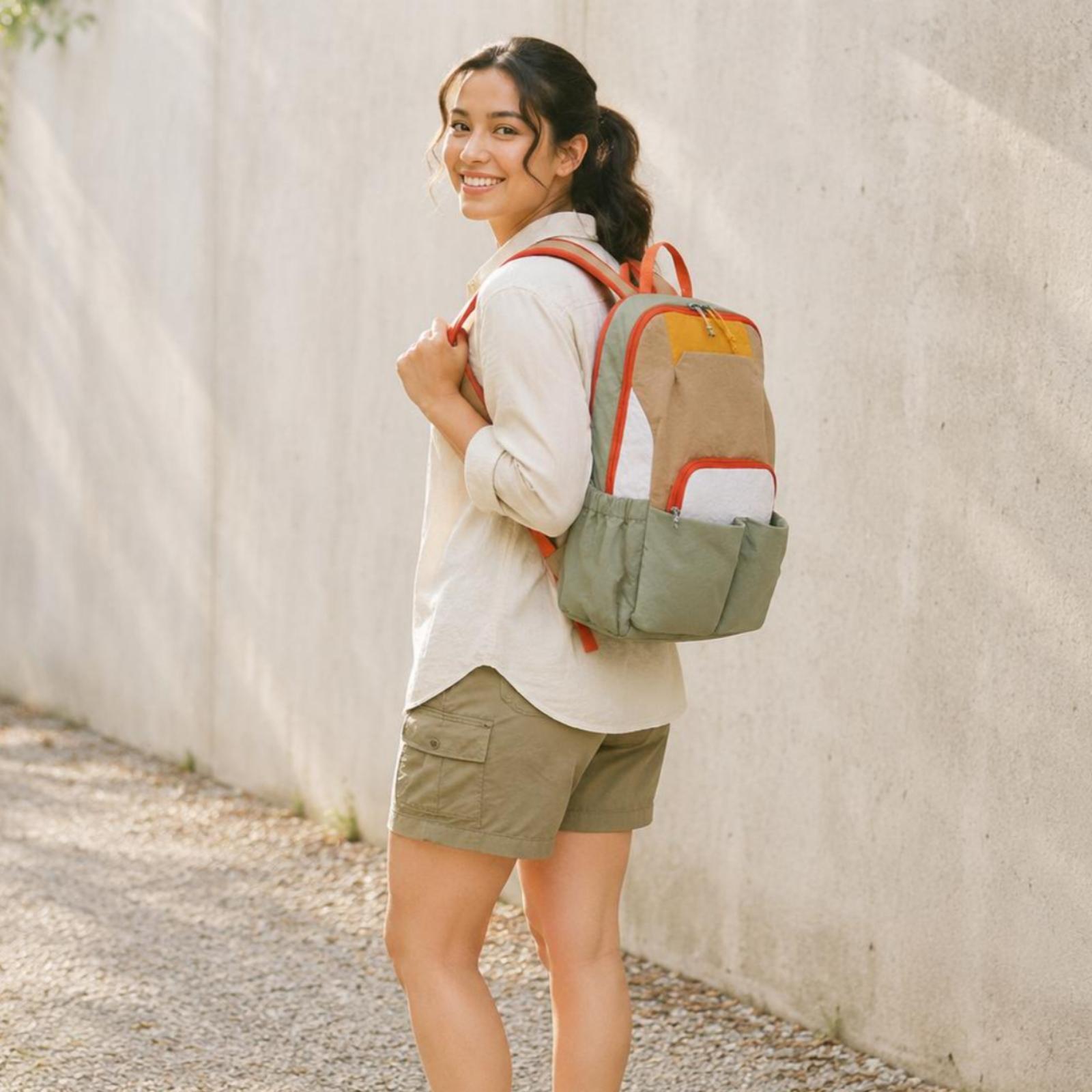 Women Bags Pack - Outdoor Travel Rucksack Classic Rectangular Lightweight