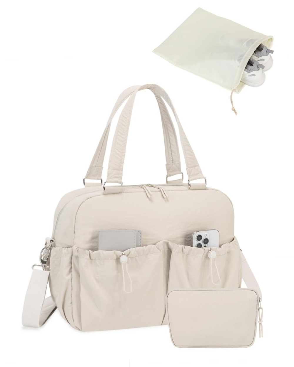 Women Bags With Laptop Compartment - Kabaqoo 15.6 Inch Laptop Gym Bag