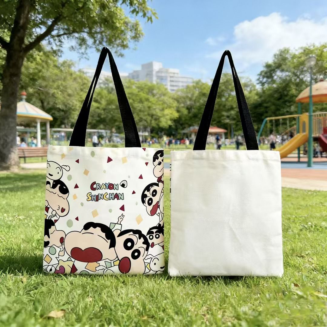 Shopper Tote Canvas - 2026 New Crayon Shin-chan Canvas Tote