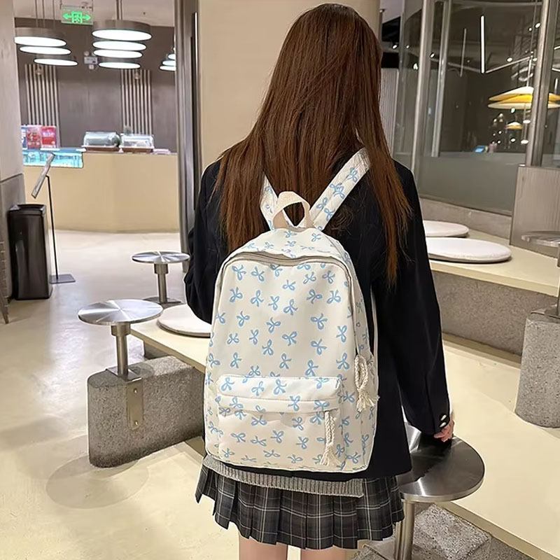 Women Floral Nylon Backpack 6  - Women Bags For Gift ulasan dan harga