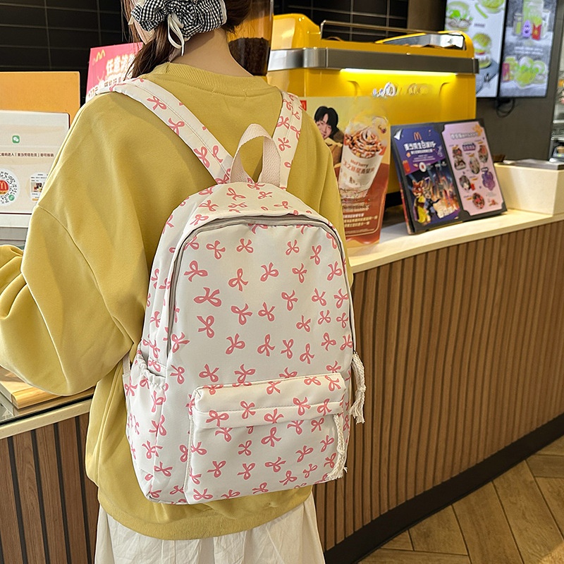 Women Floral Nylon Backpack 6  - Women Bags For Gift ulasan dan harga