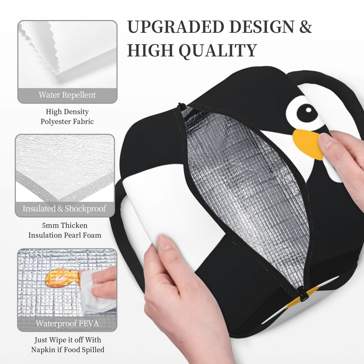 Cute Vector Penguin Insulated  - Women Bags Vector ulasan dan harga