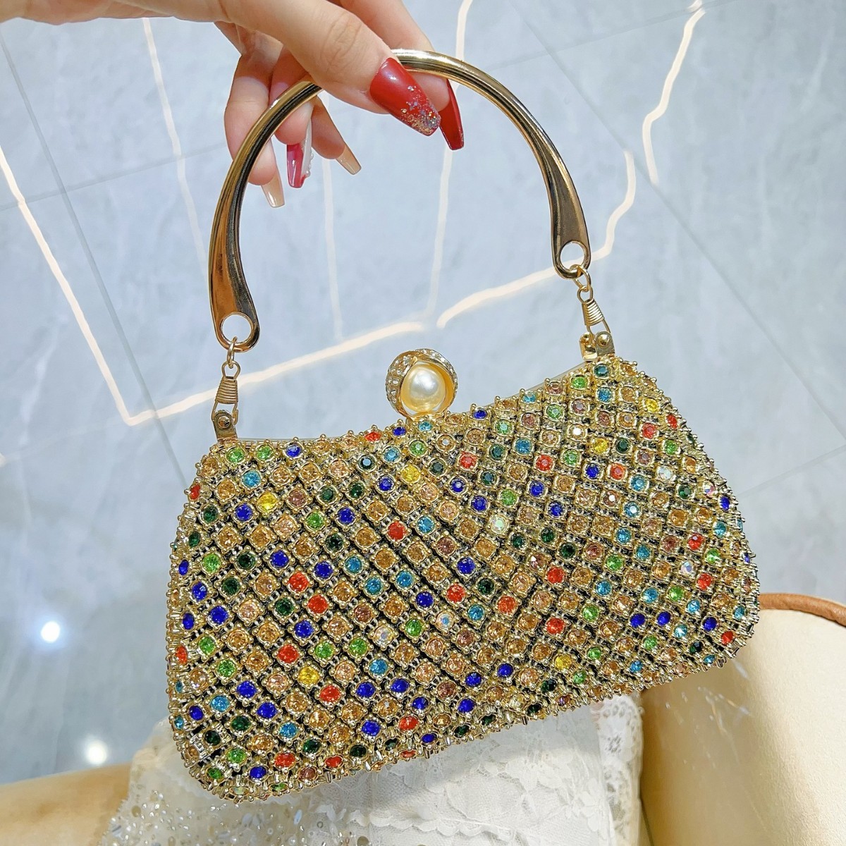 New Cross-border Dinner Diamon - Women'S Elle Bags ulasan dan harga