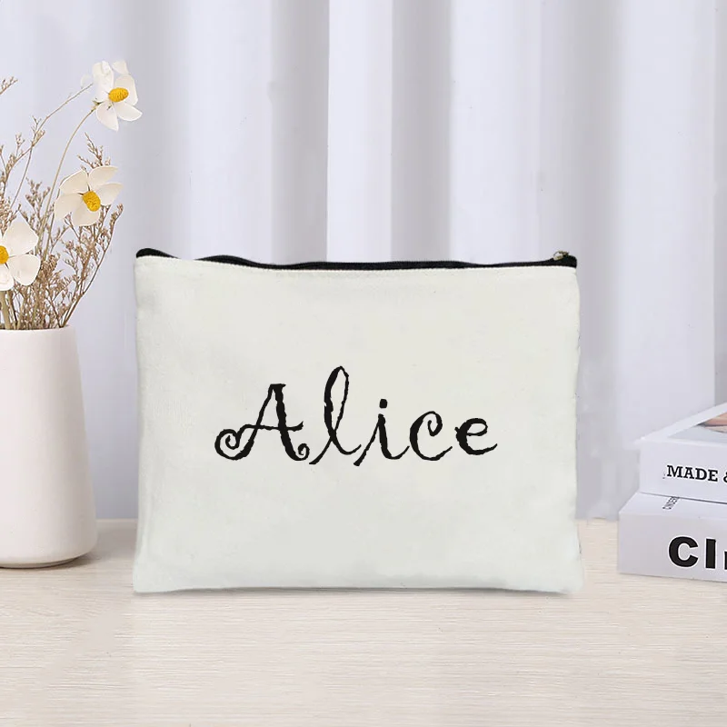 Custom Your Name Cosmetic Bag  - Women Bags Price ulasan dan harga