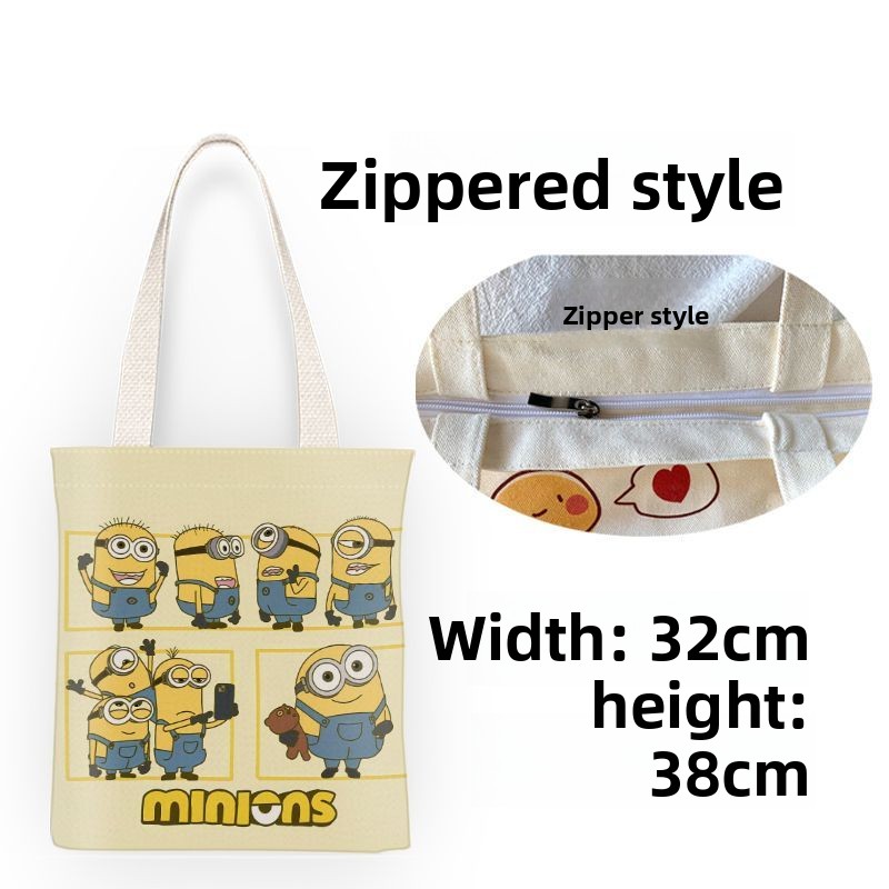 Minions movie animation cartoo - Shopper Tote Canvas ulasan dan harga
