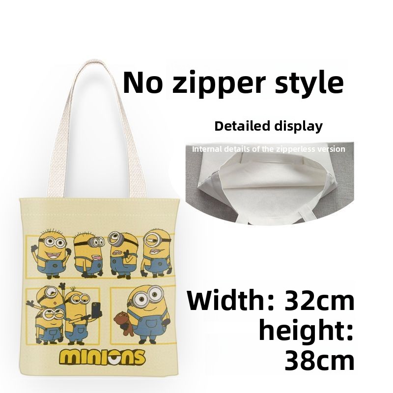 Minions movie animation cartoo - Shopper Tote Canvas ulasan dan harga