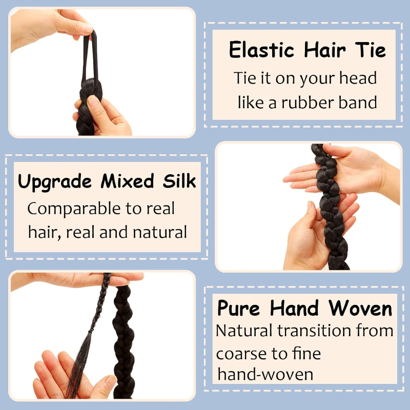 Fashion  Braided Ponytail Hair - Women Bags Pack ulasan dan harga
