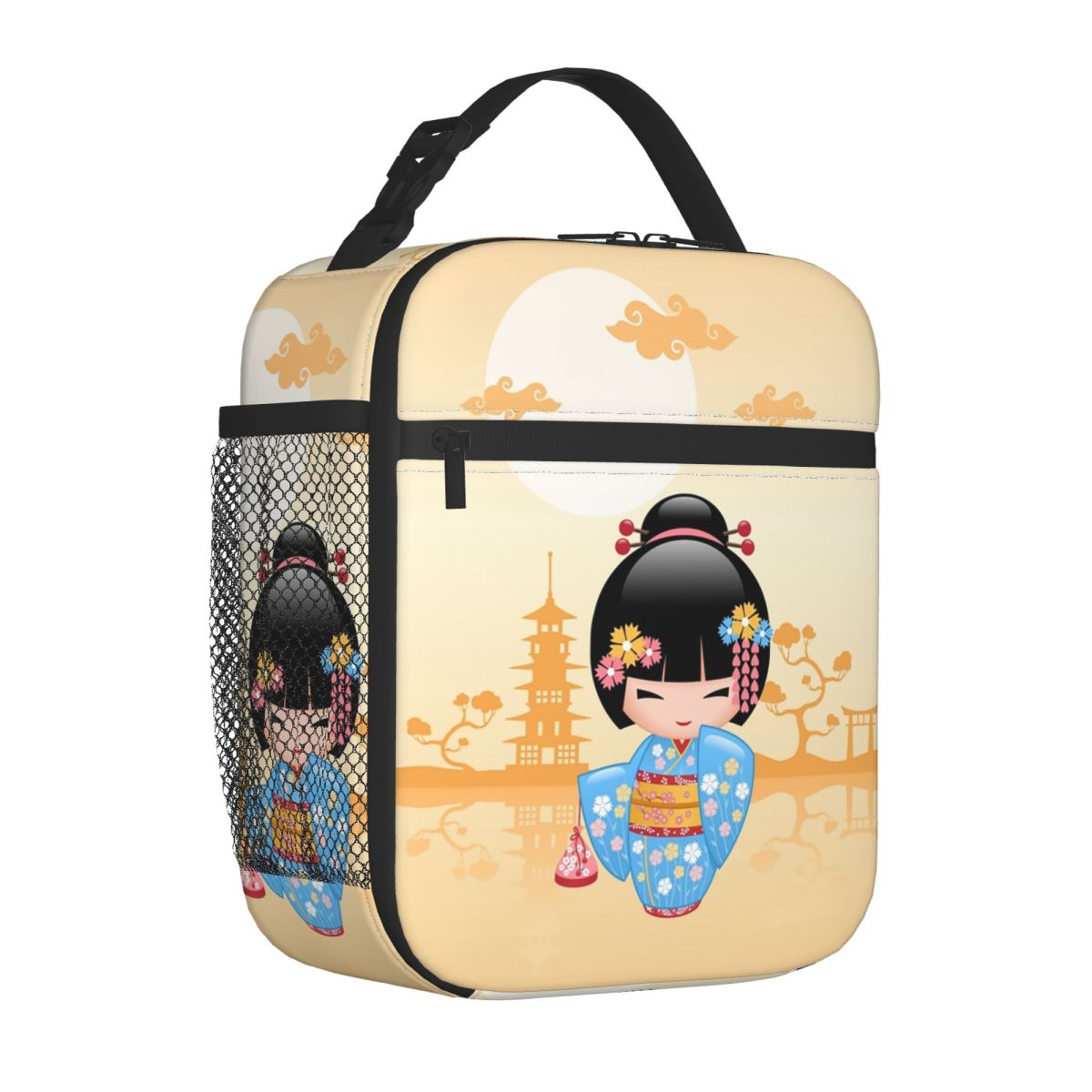Japanese Maiko Kokeshi Doll In - Women Bags Vector ulasan dan harga