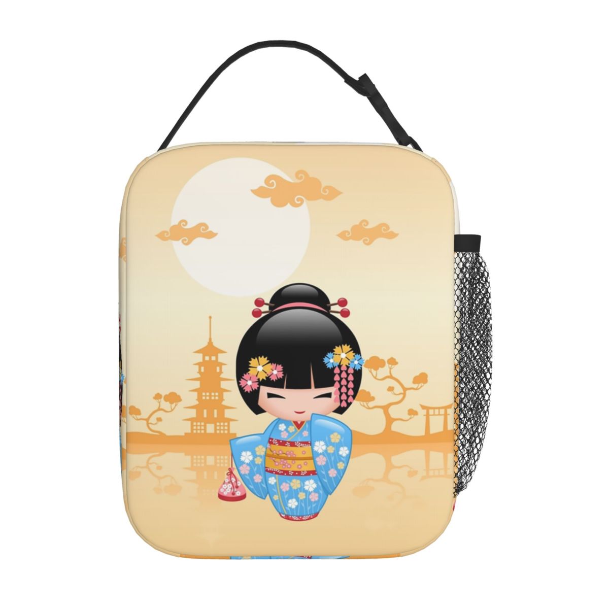 Japanese Maiko Kokeshi Doll In - Women Bags Vector ulasan dan harga