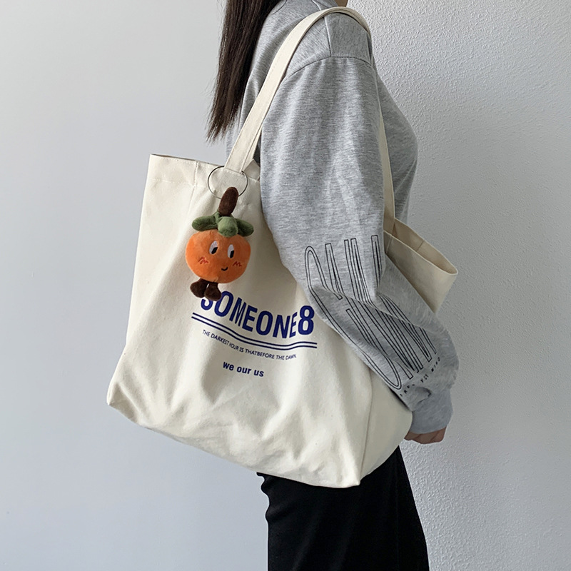 Letter ins Canvas Bag Student  - Women Bags With Laptop Compartment ulasan dan harga