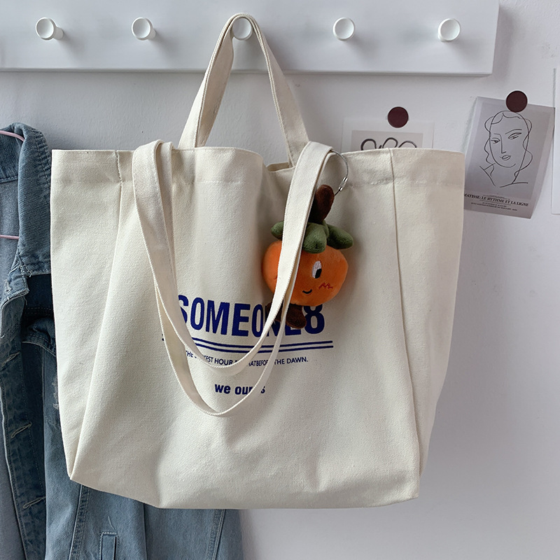 Letter ins Canvas Bag Student  - Women Bags With Laptop Compartment ulasan dan harga