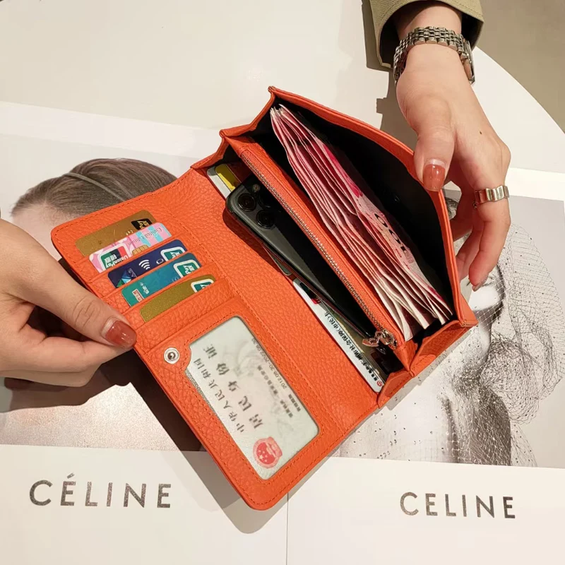 Genuine Leather Wallet Women L - Women Bags Lv ulasan dan harga