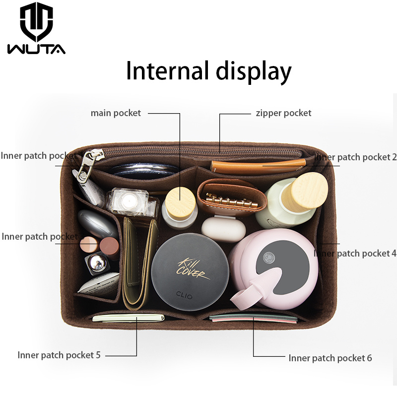 WUTA Felt Insert Bag Organizer - Women Bags Lv ulasan dan harga