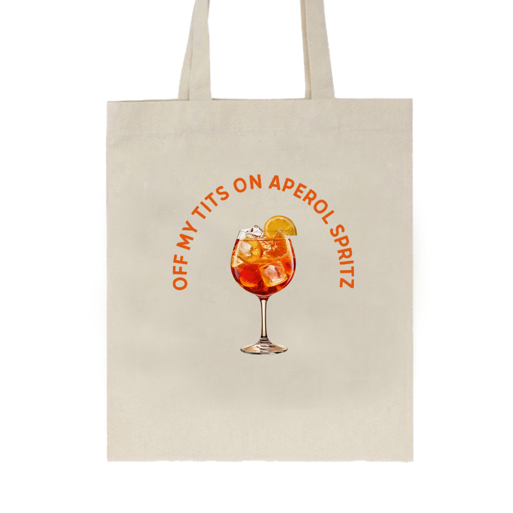 Off My Tits on Aperol Spritz W - Shopper Tote Canvas ulasan dan harga