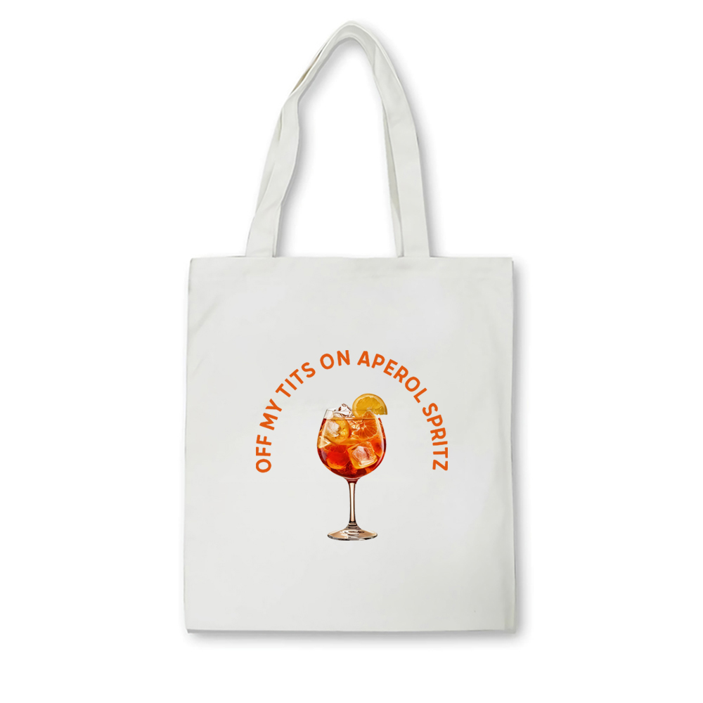 Off My Tits on Aperol Spritz W - Shopper Tote Canvas ulasan dan harga