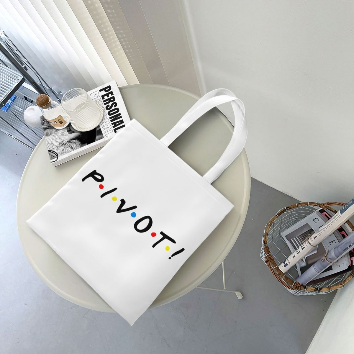 Friends Pivot Canvas Tote Hand - Women Bags Ross ulasan dan harga