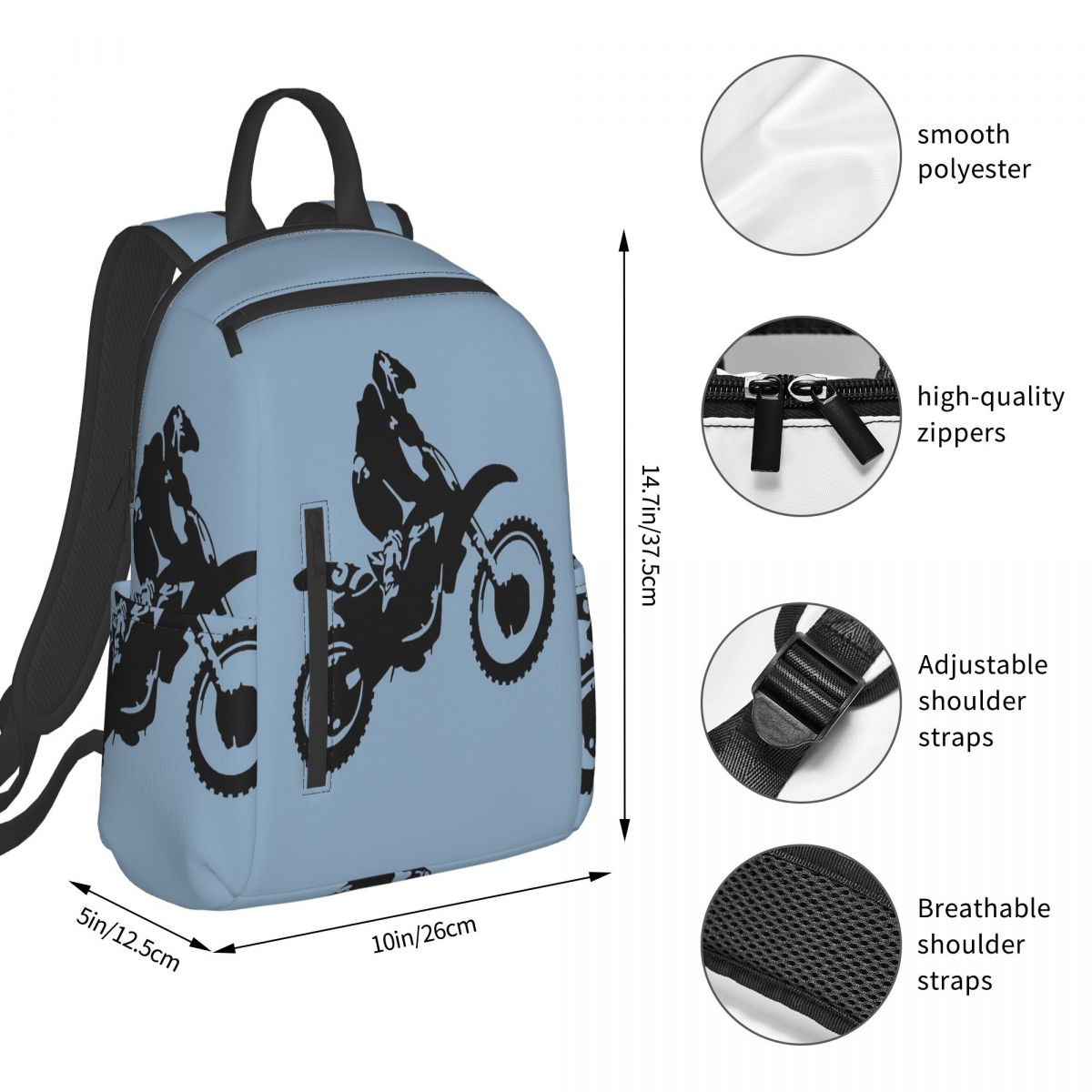 Moto X Dirt Bike Monotone Vect - Women Bags Vector ulasan dan harga