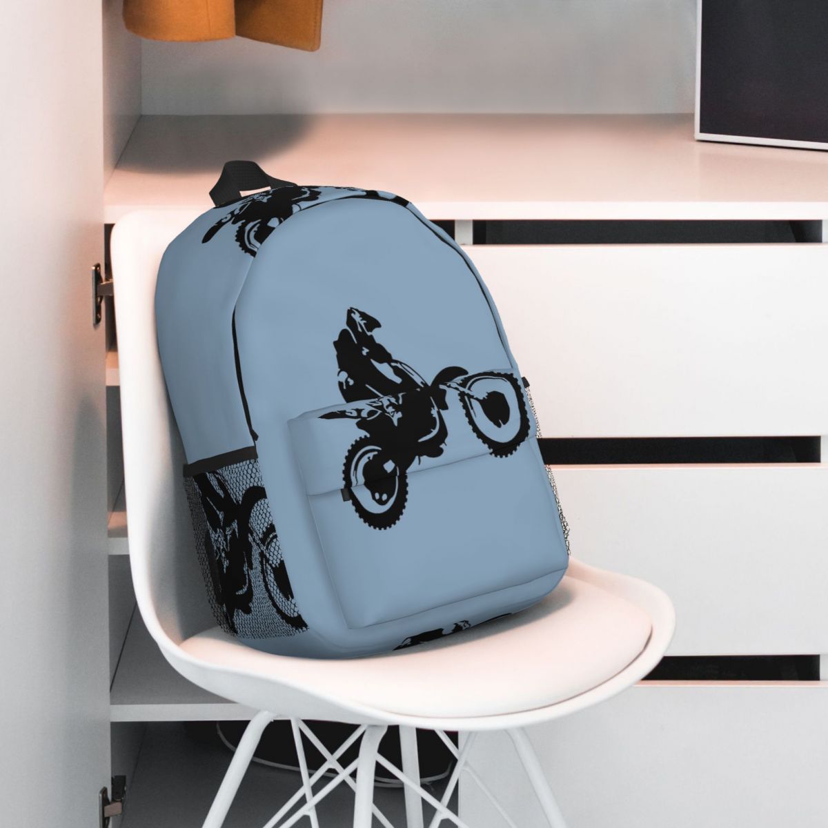 Moto X Dirt Bike Monotone Vect - Women Bags Vector ulasan dan harga