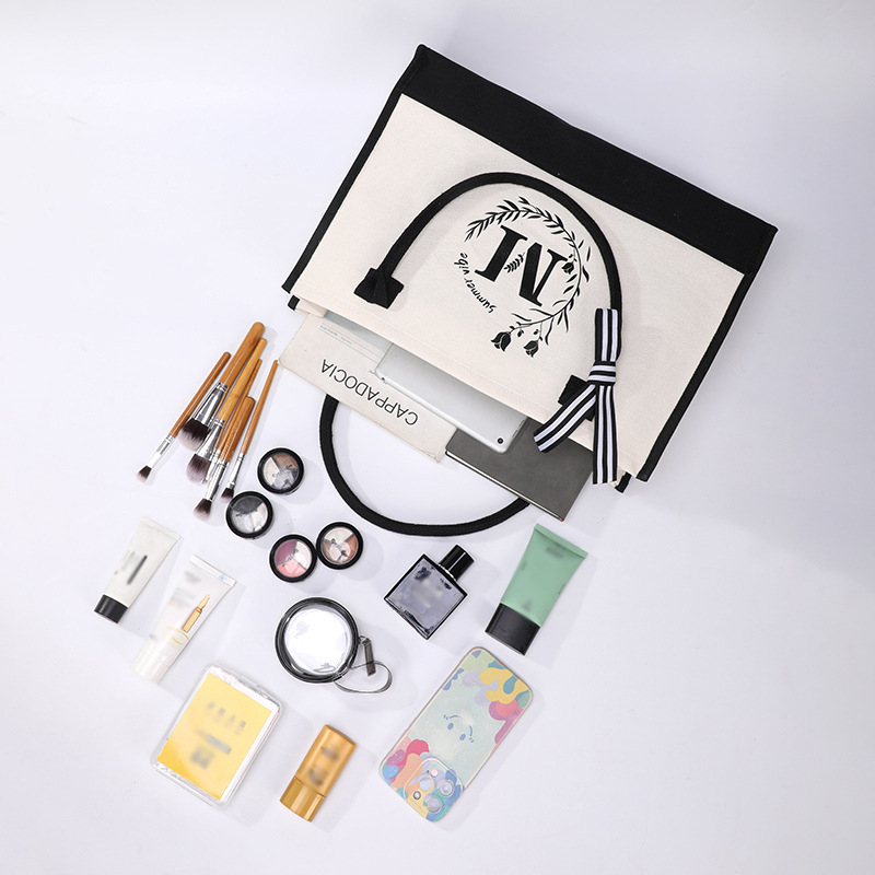 Leather letter print tote bag, - Shopper Tote Canvas ulasan dan harga