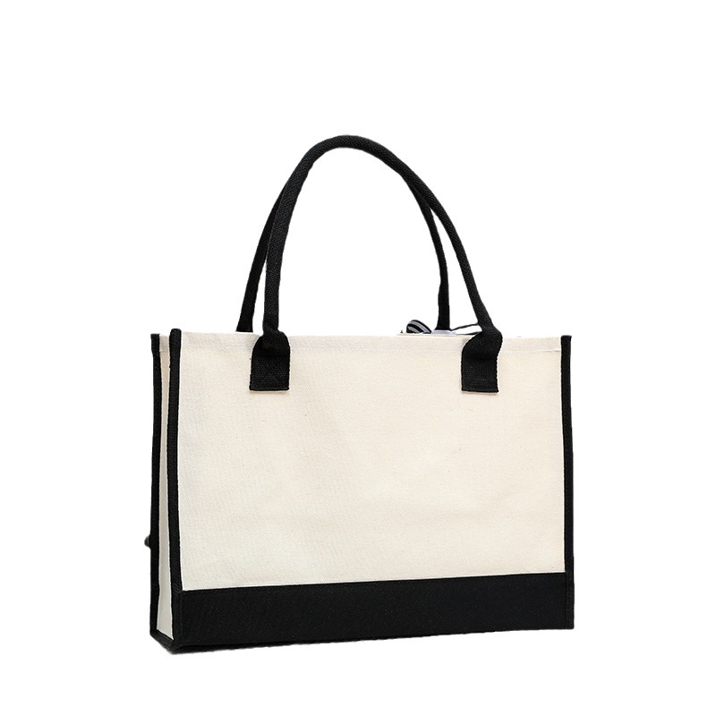 Leather letter print tote bag, - Shopper Tote Canvas ulasan dan harga