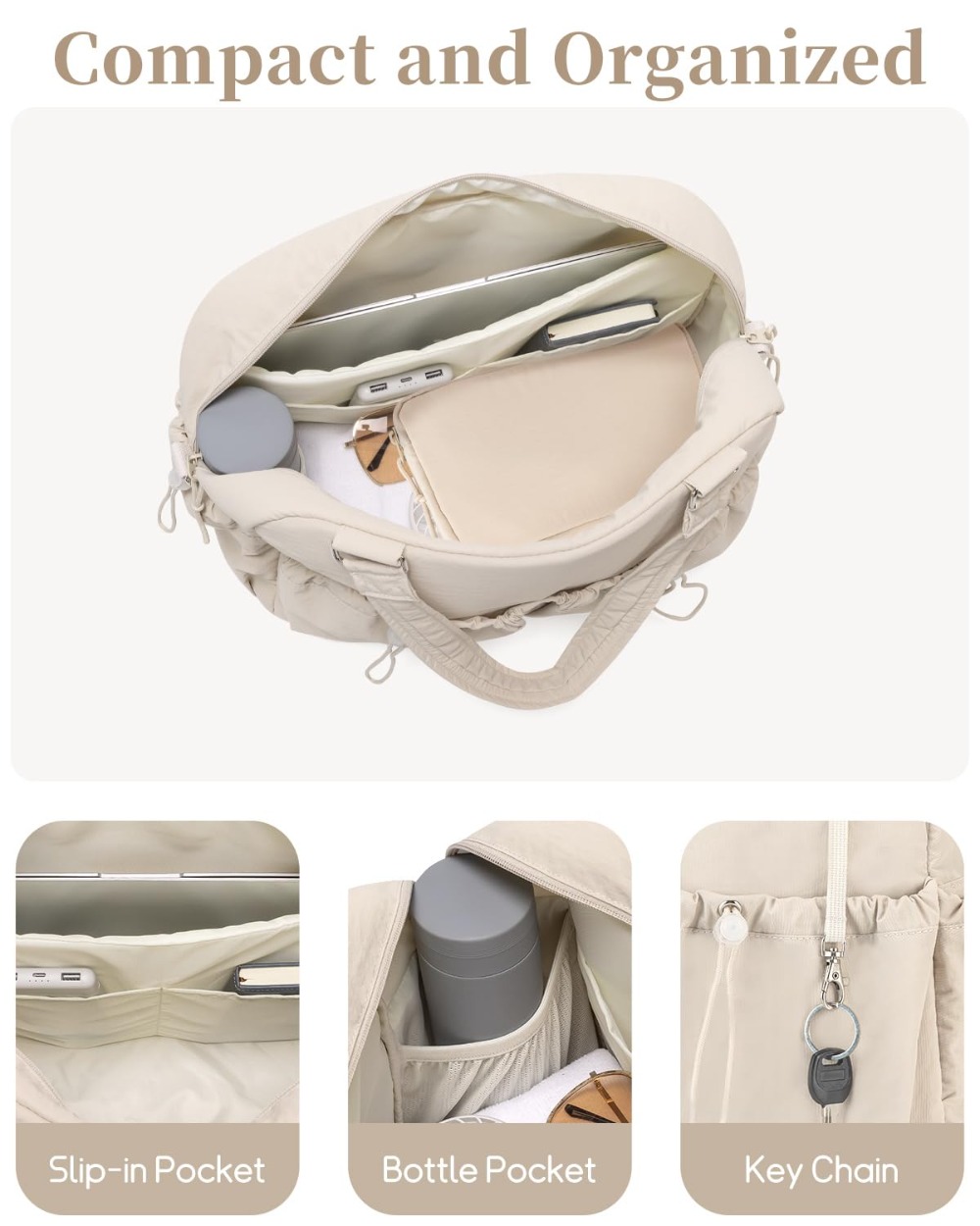 Kabaqoo 15.6 Inch Laptop Gym B - Women Bags With Laptop Compartment ulasan dan harga
