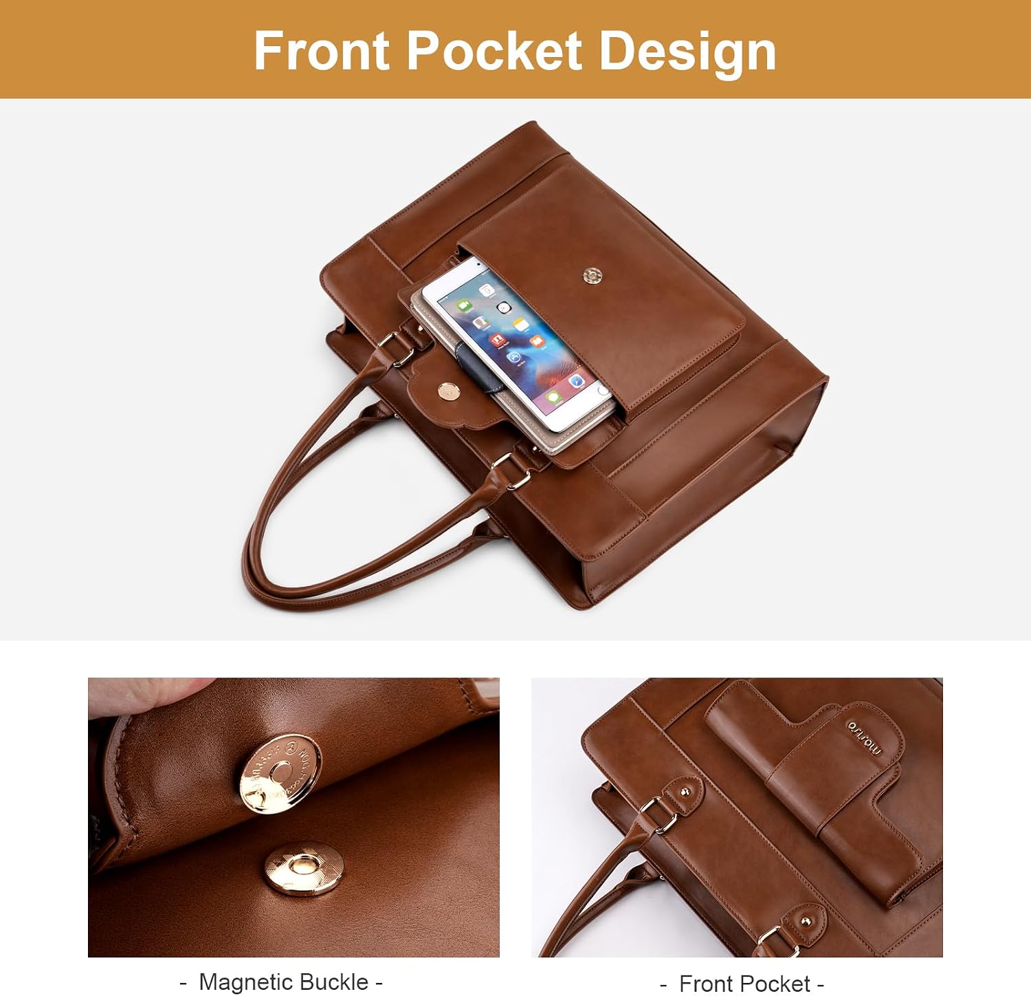 MOSISO Laptop Tote Bag for Wom - Women Bags With Laptop Compartment ulasan dan harga