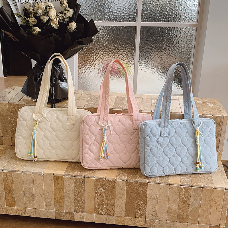 New Heart Decor Shoulder Under - Women Bags With Laptop Compartment ulasan dan harga