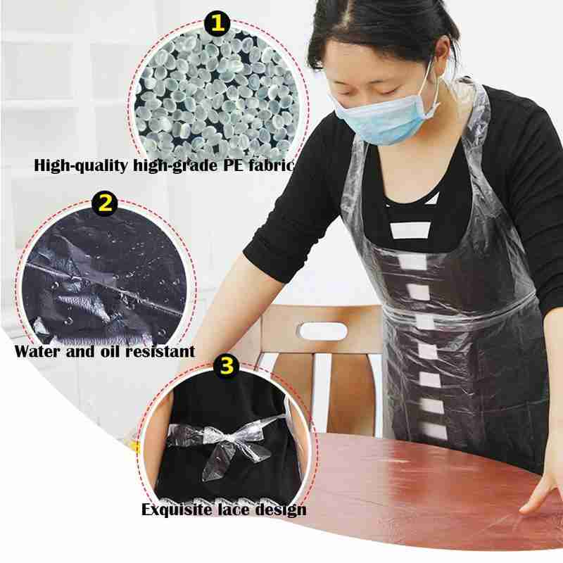 20PCS Disposable Kitchen Apron - Women Bags Pack ulasan dan harga