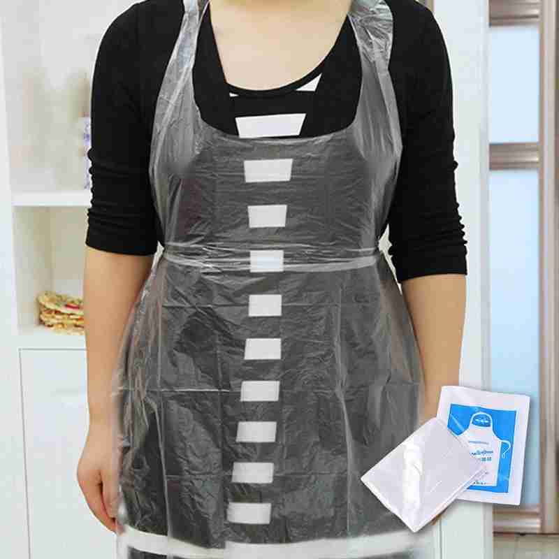 20PCS Disposable Kitchen Apron - Women Bags Pack ulasan dan harga