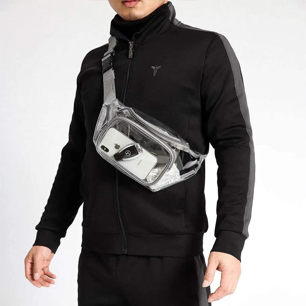 Clear Fanny Pack Transparent P - Women Bags Pack ulasan dan harga