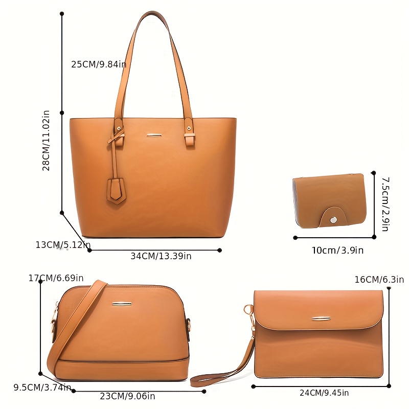 4pcs Fashion Women's Bag Sets  - Women Bags For Gift ulasan dan harga