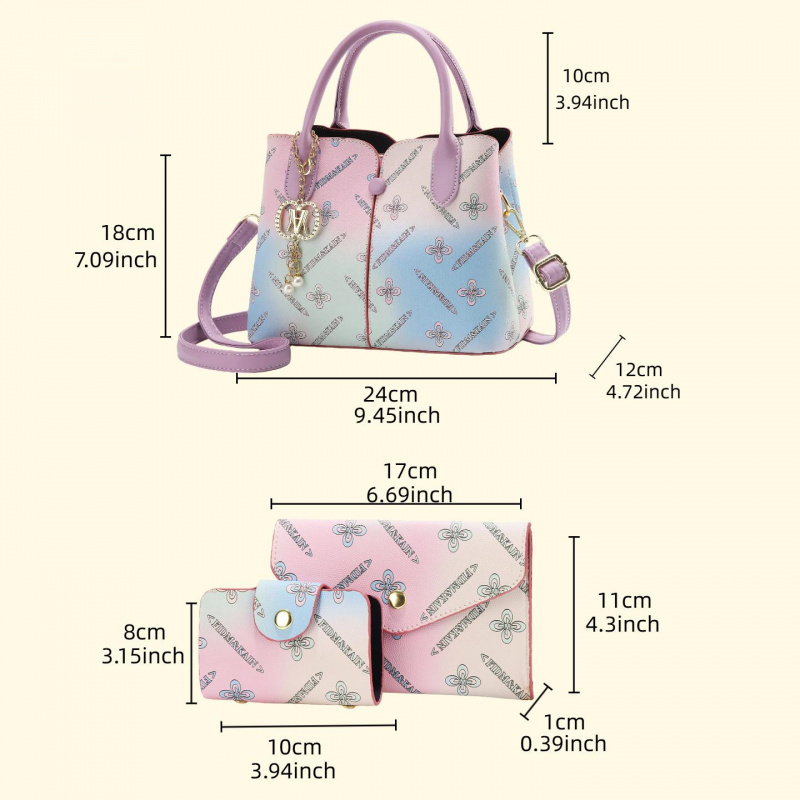 Gradient Women's Three-piece S - Women Bags For Gift ulasan dan harga