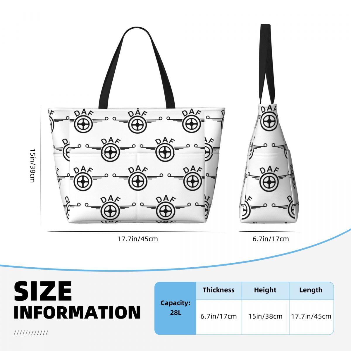 Daf Truck Logo Vector Design B - Women Bags Vector ulasan dan harga