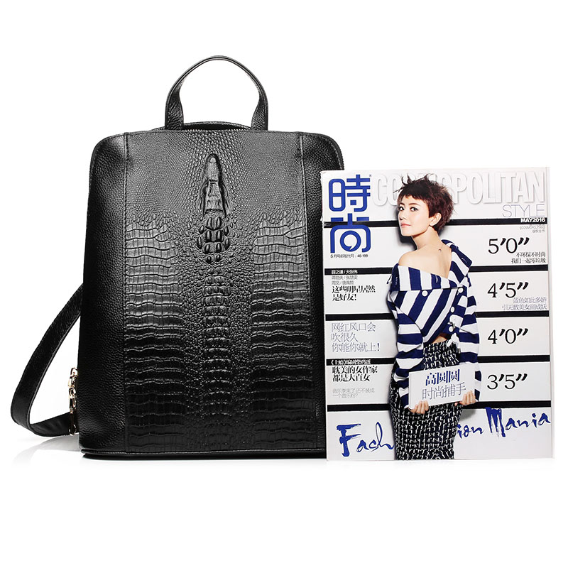Zency Women's Crocodile Leathe - Women Bags With Laptop Compartment ulasan dan harga